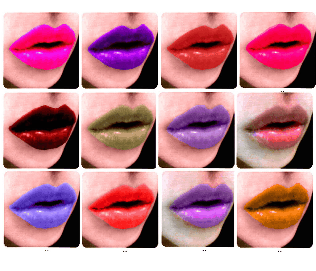 Labios y colores