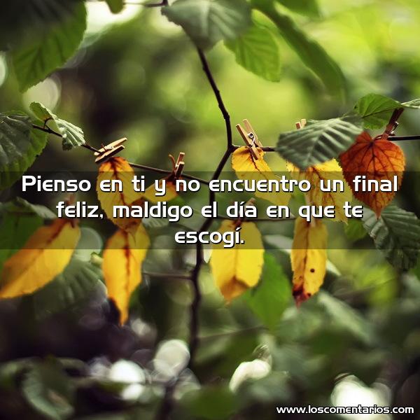 No hay final feliz