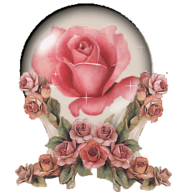 Rosa en cristal